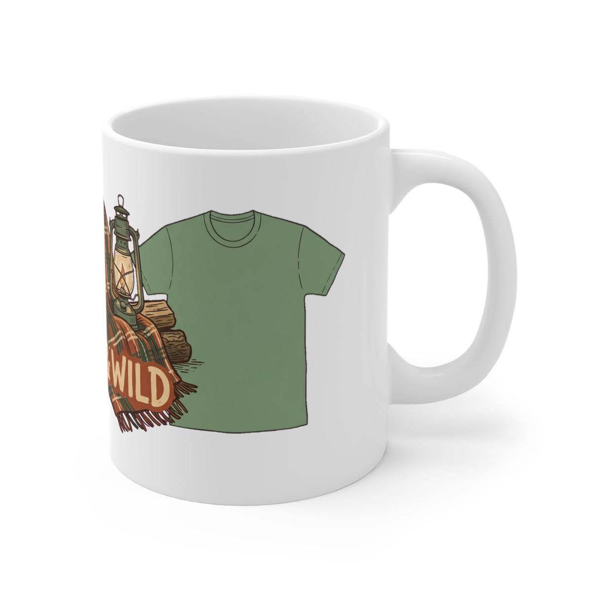 Original hand-drawn designs inspired by nature and the outdoors, from Evergreen Tees. The Cozy Cabin 06 design, made to order by Evergreen Tees.