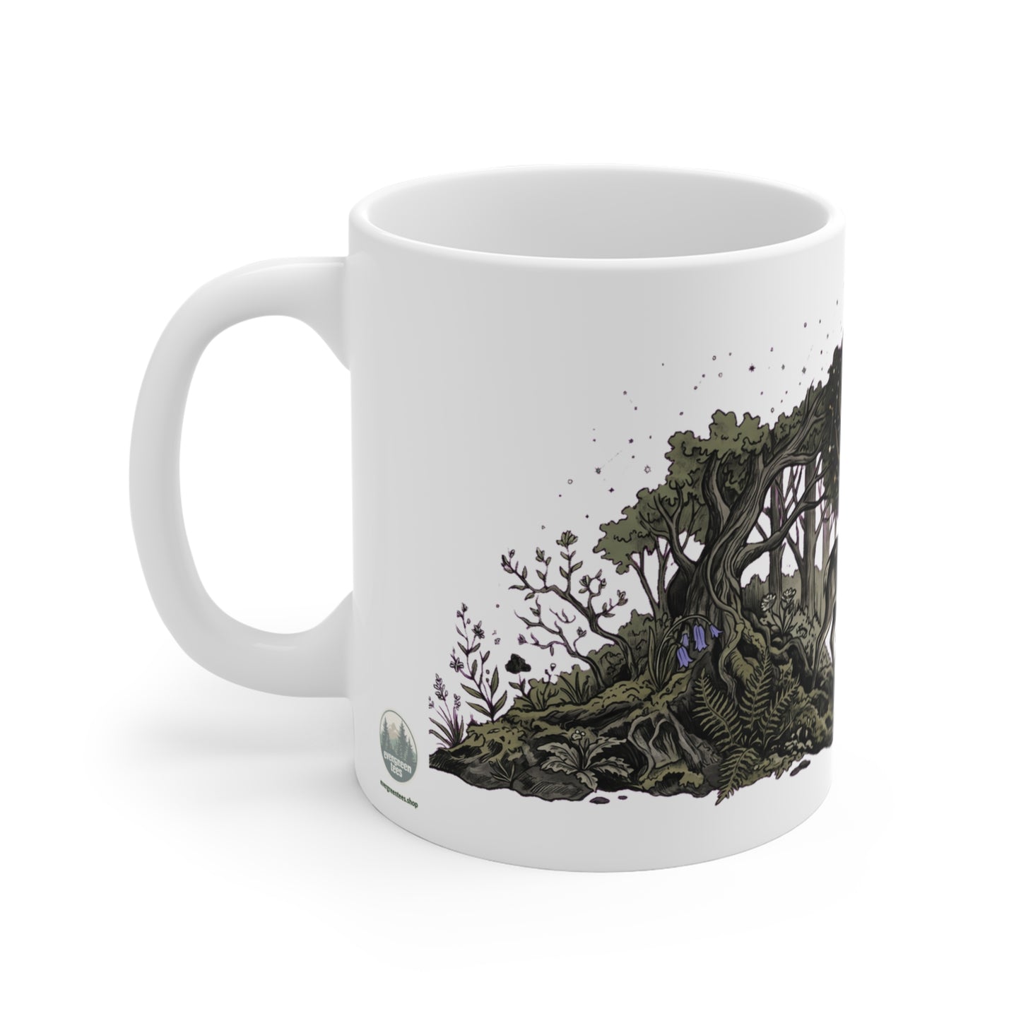 Discover nature graphic apparel inspired by forests, mountains, and outdoor adventure. Printed on demand just for you. The Celestial Stag in the Forest design,…