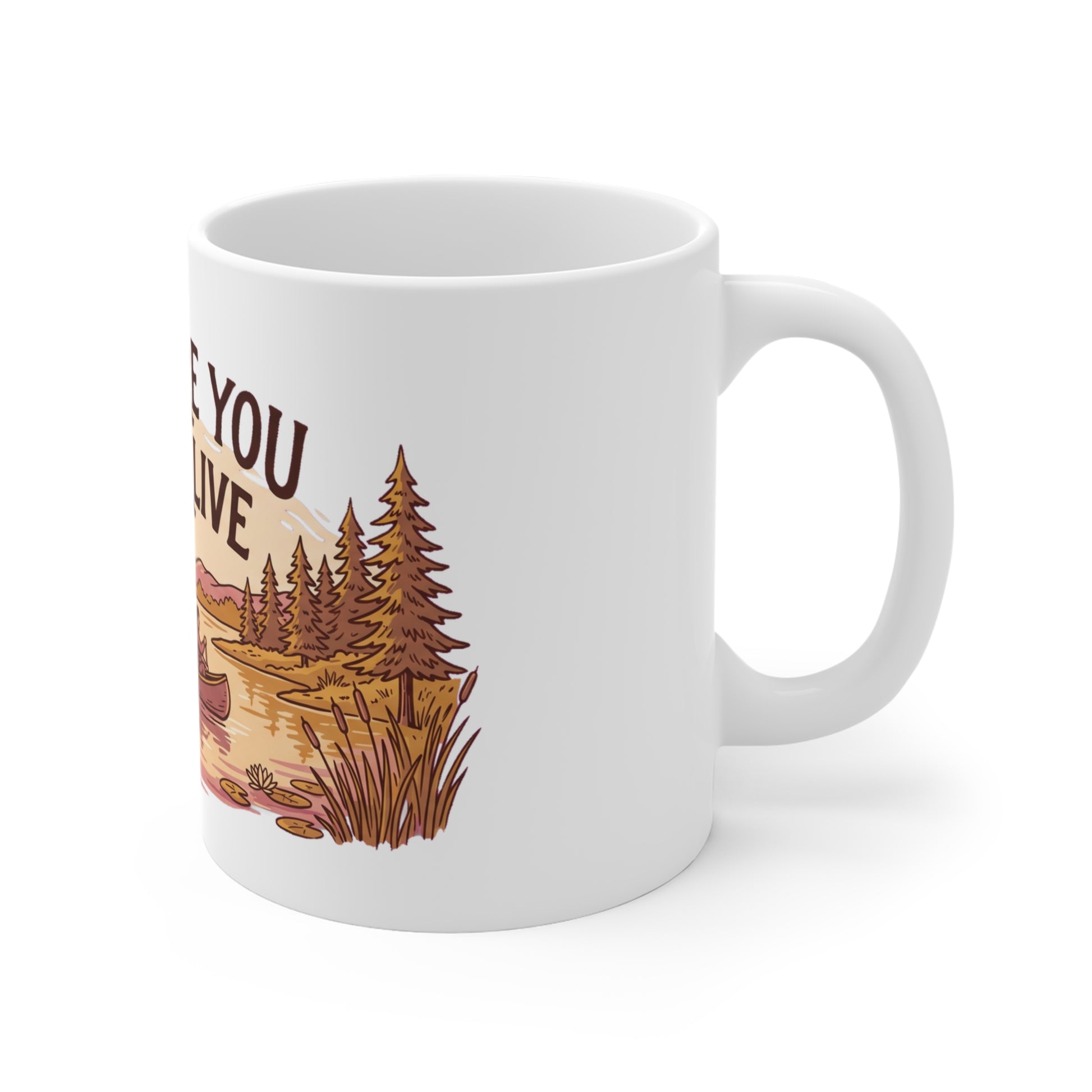 Original hand-drawn designs inspired by nature and the outdoors, from Evergreen Tees. The Go Where You Feel Most Alive design, made to order by Evergreen Tees.