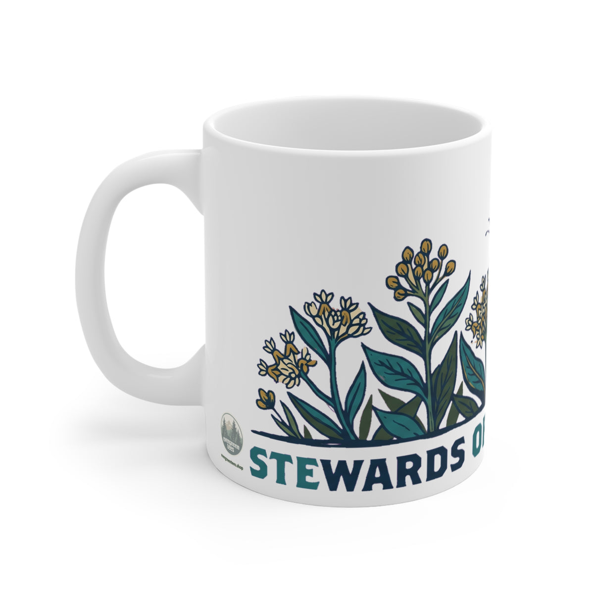 Stewards of Their Journey Monarch & Milkweed - Mug 11oz