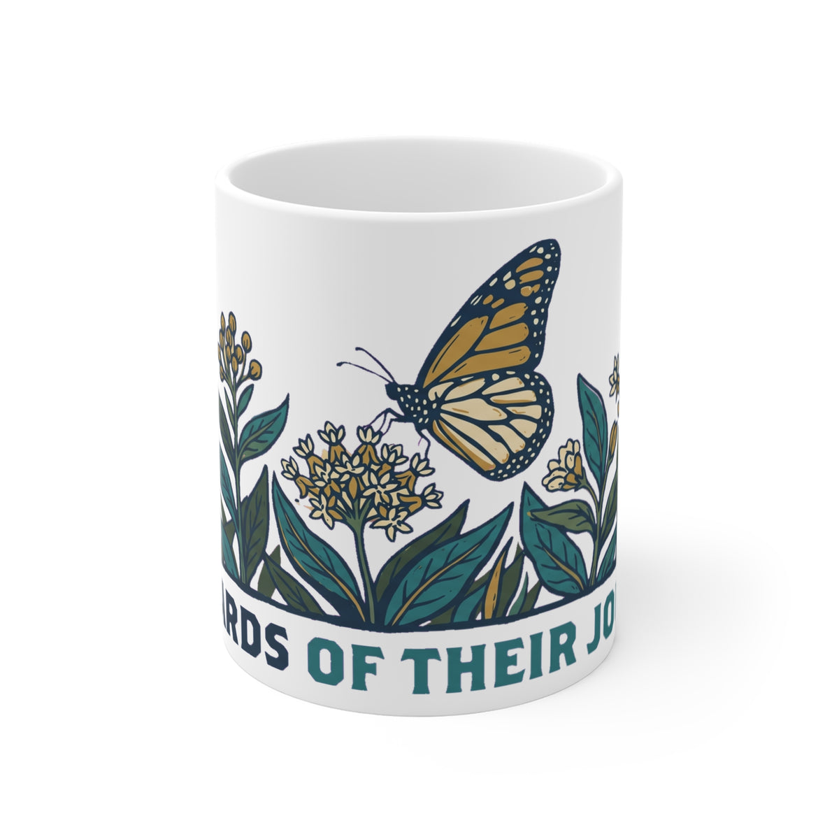 Stewards of Their Journey Monarch & Milkweed - Mug 11oz