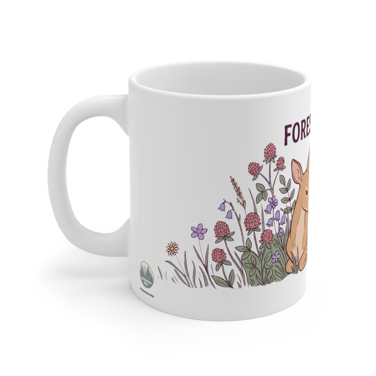 Doe & Fawn Wildflower Meadow - Mug 11oz