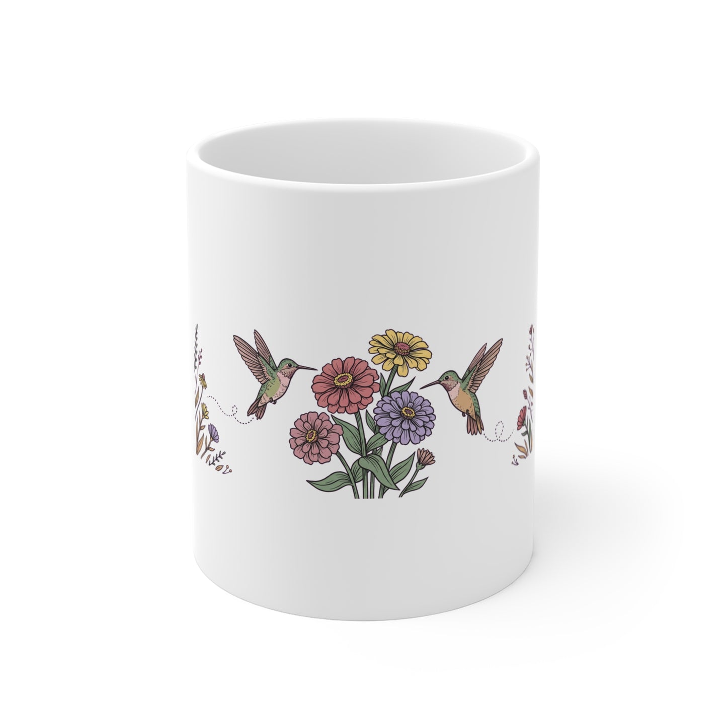 Hummingbird Garden Wrap 01 - Mug 11oz