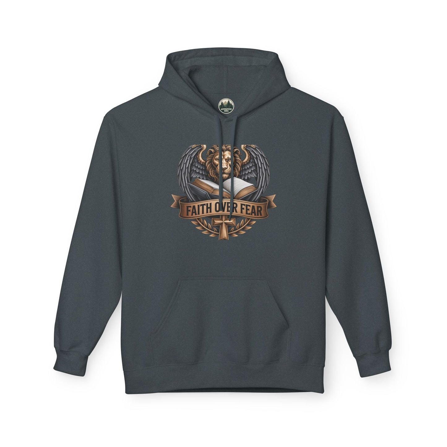 Faith Over Fear - Unisex Midweight Softstyle Fleece Hoodie