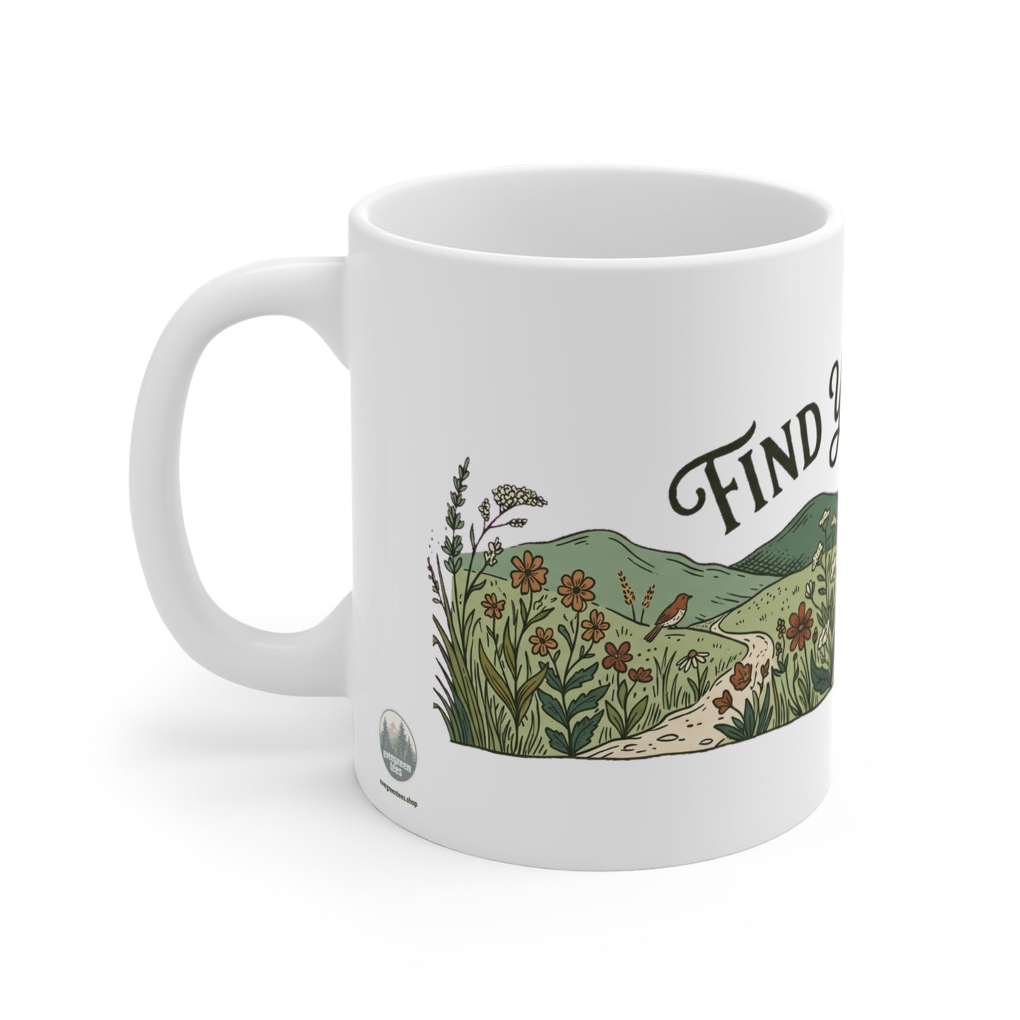 Original hand-drawn designs inspired by nature and the outdoors, from Evergreen Tees. The Find Your Wild Coneflower & Daisy Meadow design, made to order by…