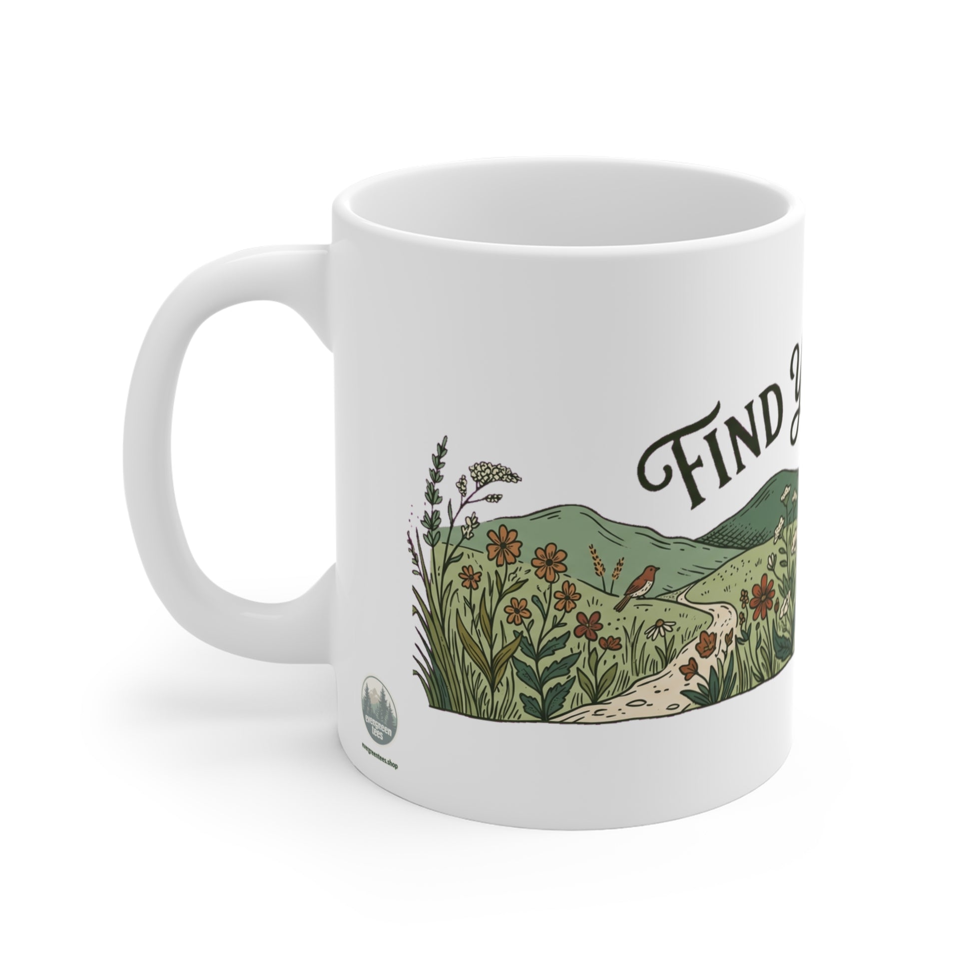 Original hand-drawn designs inspired by nature and the outdoors, from Evergreen Tees. The Find Your Wild Coneflower & Daisy Meadow design, made to order by…