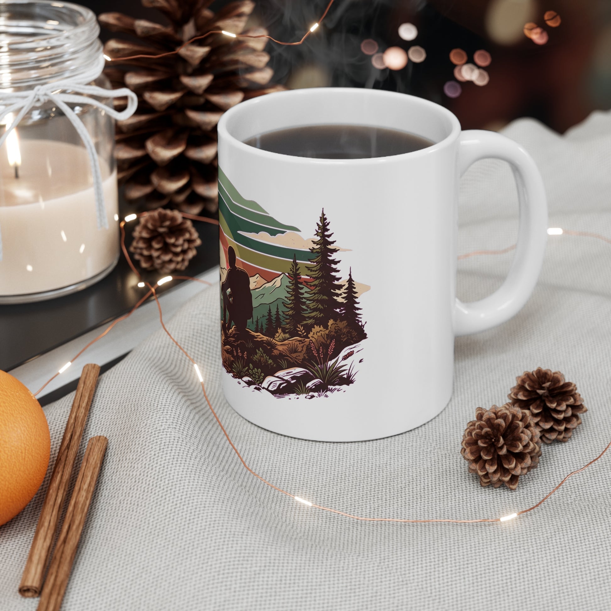Discover nature graphic apparel inspired by forests, mountains, and outdoor adventure. Printed on demand just for you. The Retro Trail Sunset Companion design,…