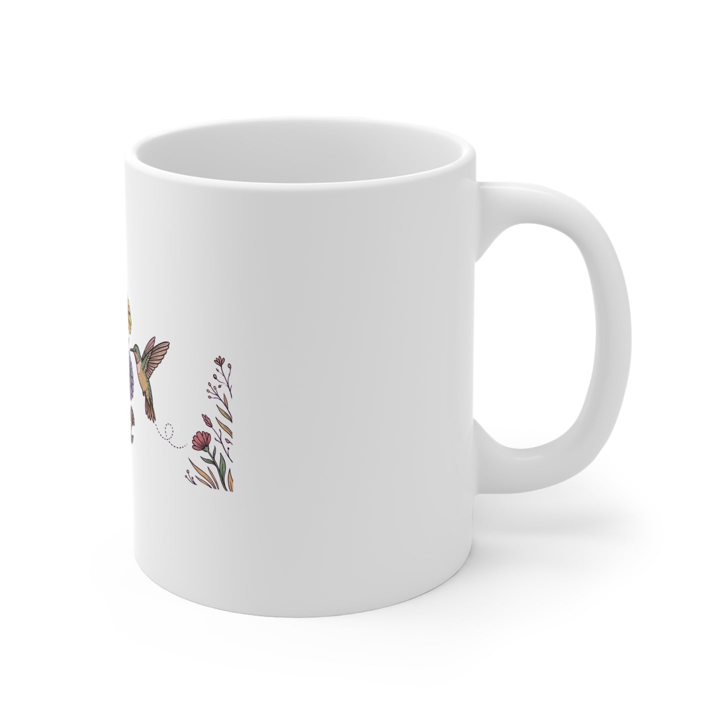 Hummingbird Garden Wrap 01 - Mug 11oz