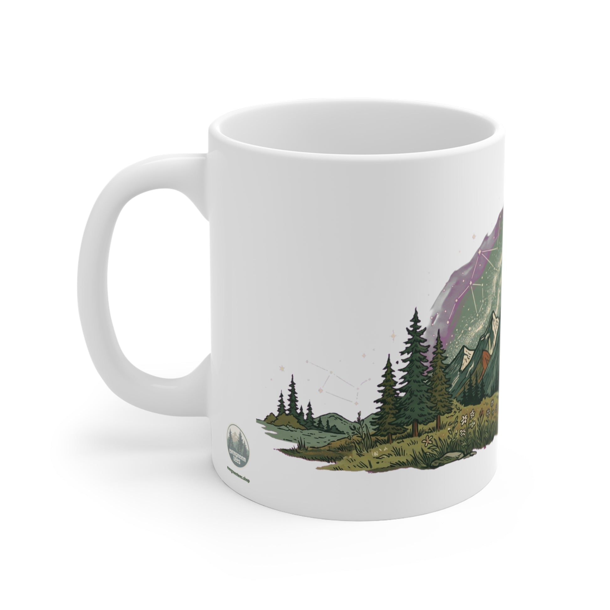 Discover nature graphic apparel inspired by forests, mountains, and outdoor adventure. Printed on demand just for you. The Celestial Mountain Meadow design,…