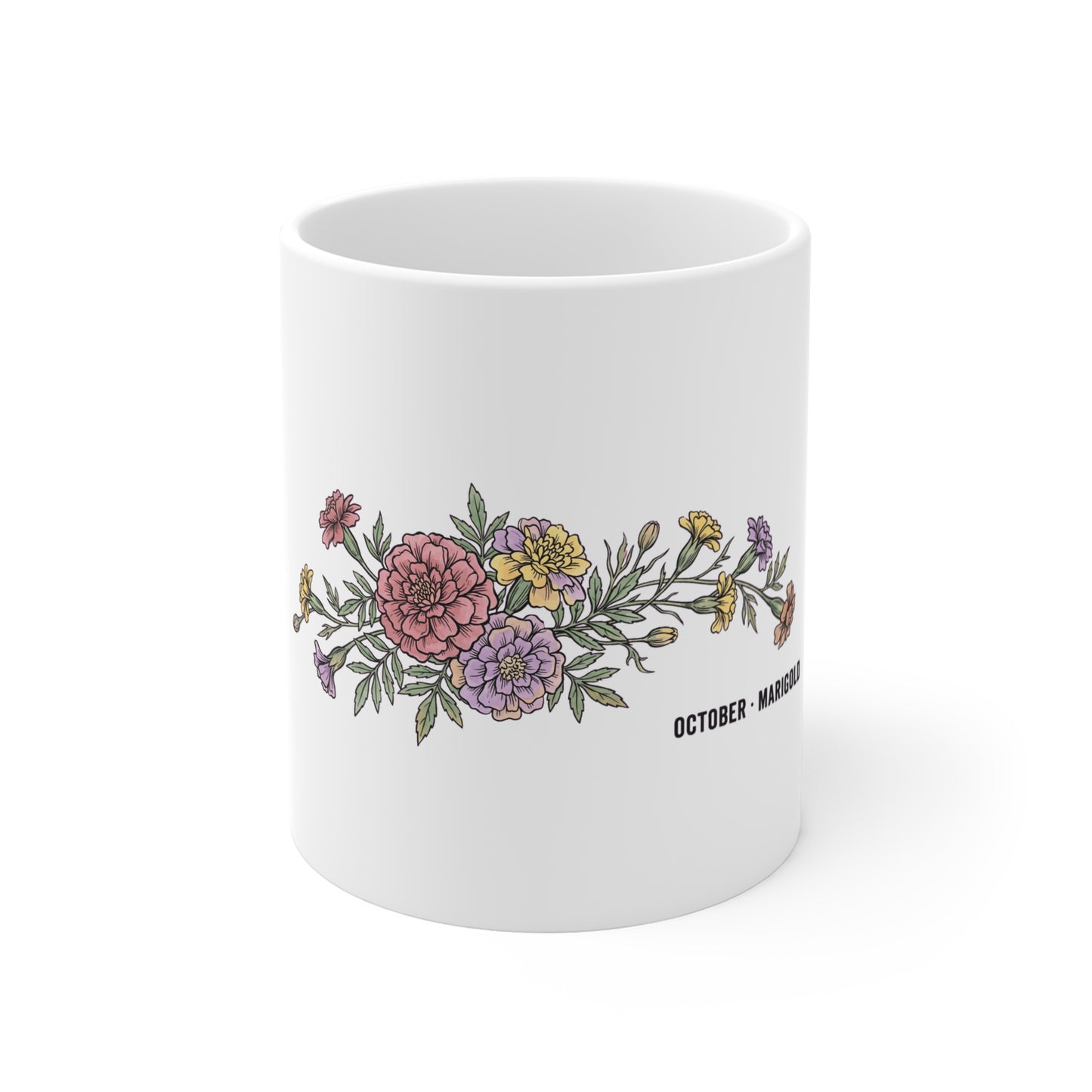 Birth Month Flower 10 - Mug 11oz