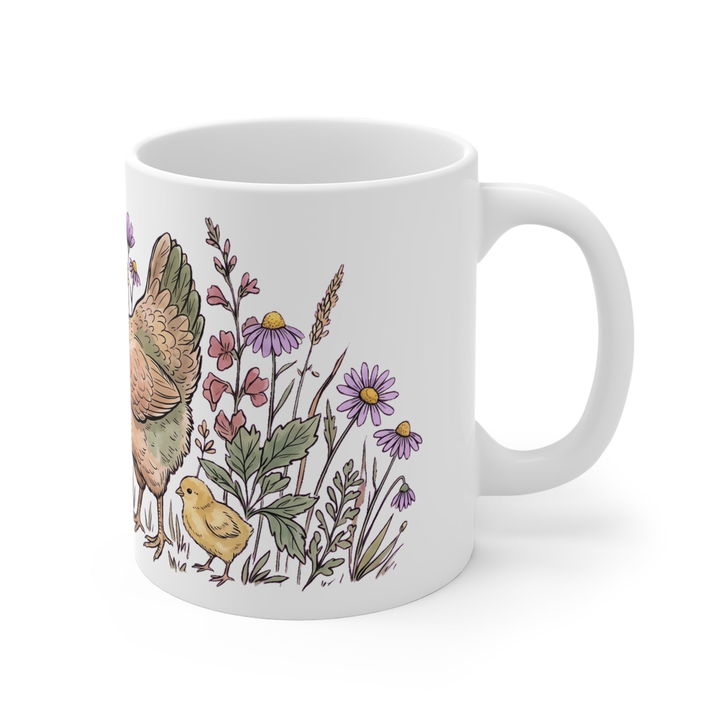 Hen & Chicks Daisy Meadow - Mug 11oz