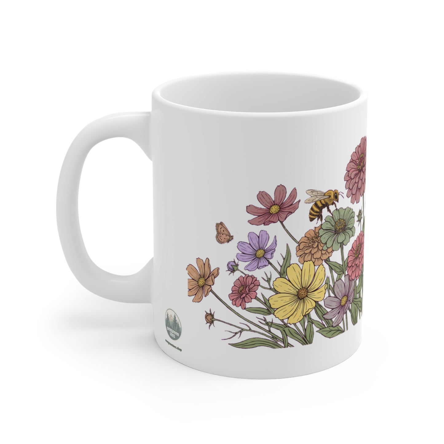 Clover & Lavender Bee Garden - Mug 11oz