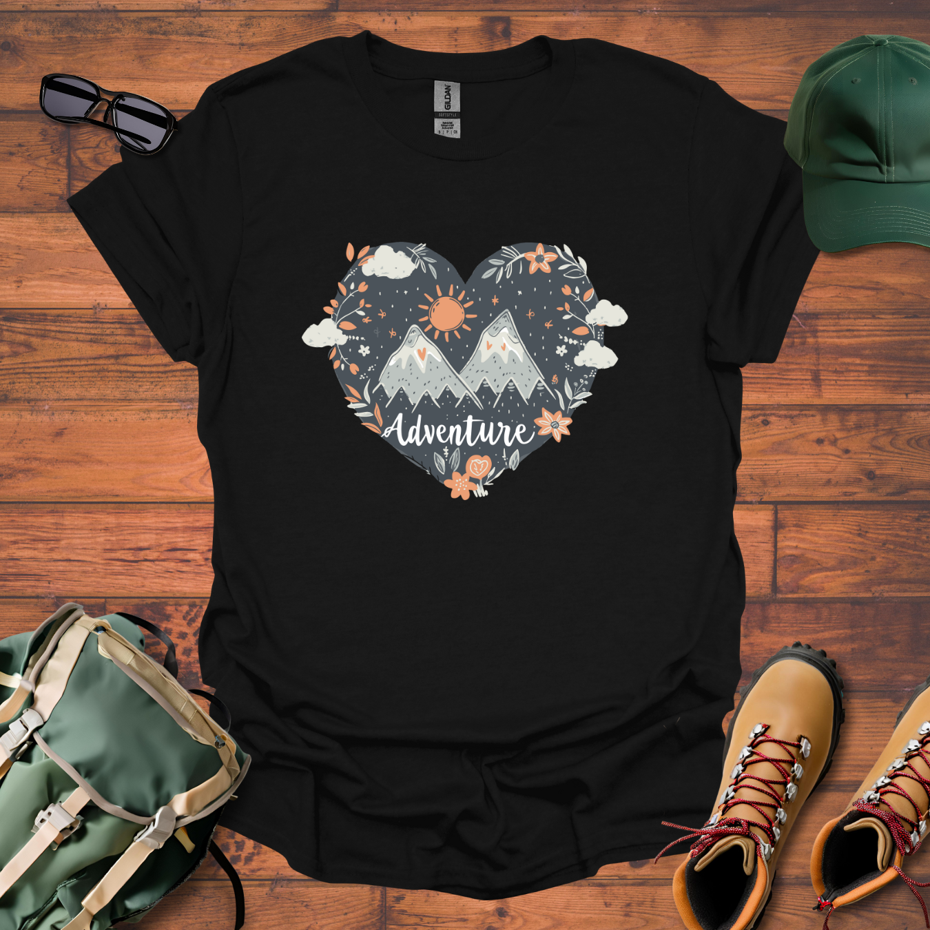Heart Adventure Tee - Unisex Softstyle T-Shirt