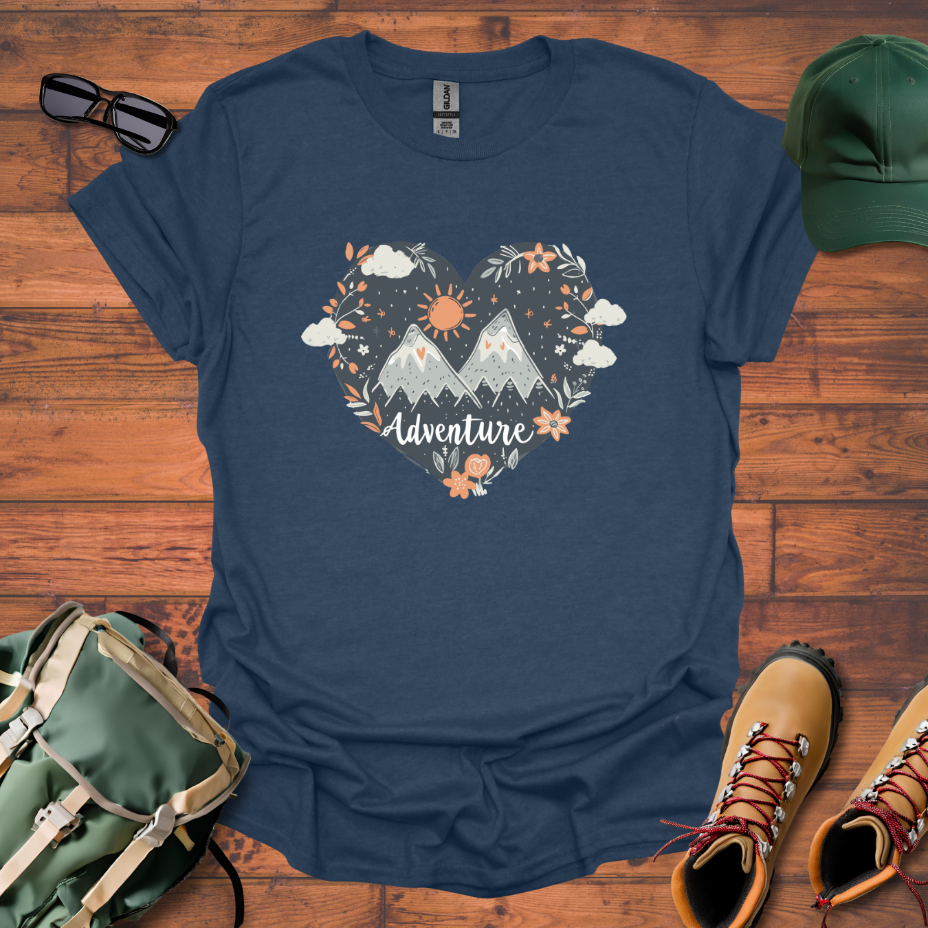 Heart Adventure Tee - Unisex Softstyle T-Shirt
