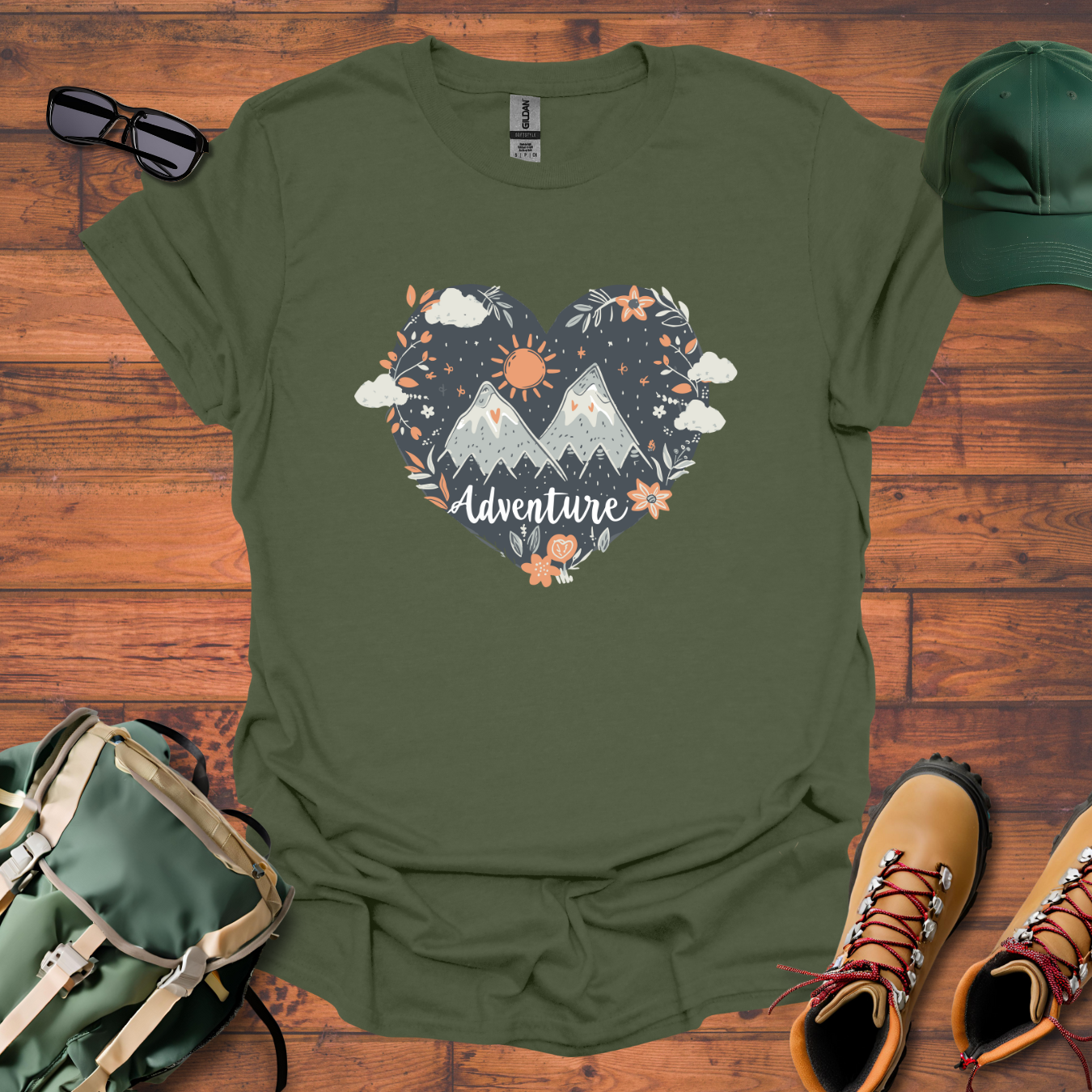 Heart Adventure Tee - Unisex Softstyle T-Shirt