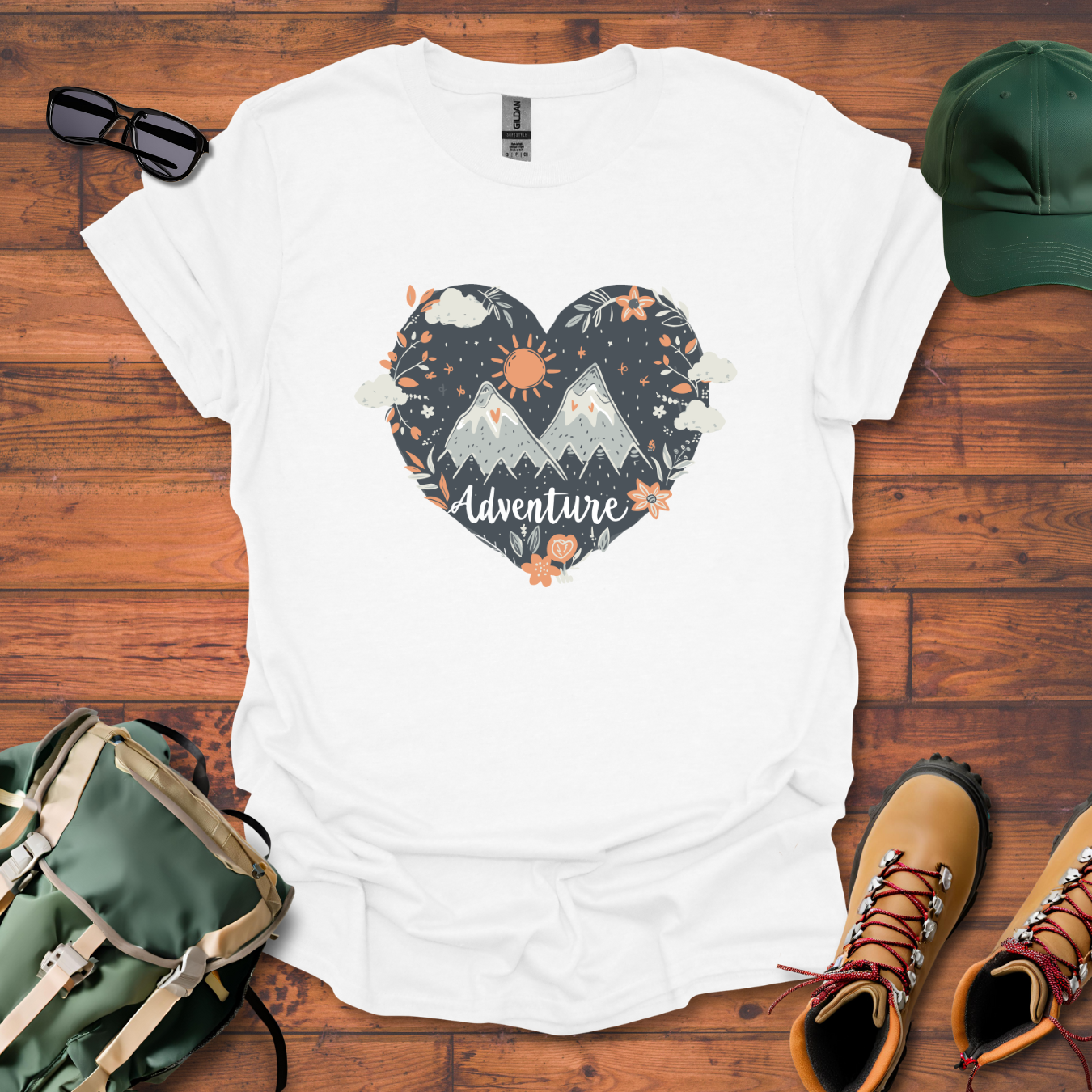 Heart Adventure Tee - Unisex Softstyle T-Shirt