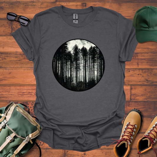 Trees Straight Round Tee - Unisex Softstyle T-Shirt