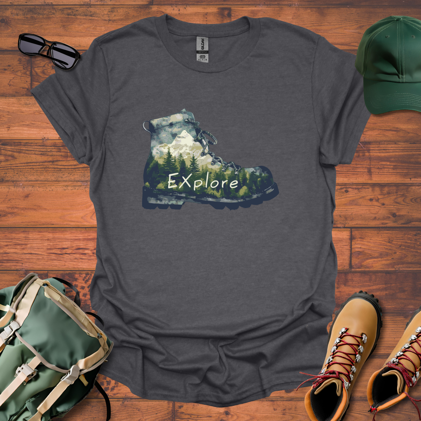 Boot Explore Tee - Unisex Softstyle T-Shirt