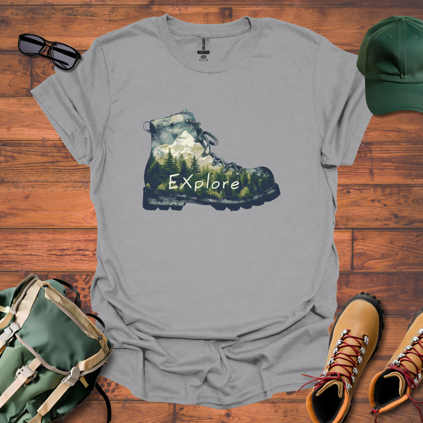 Boot Explore Tee - Unisex Softstyle T-Shirt