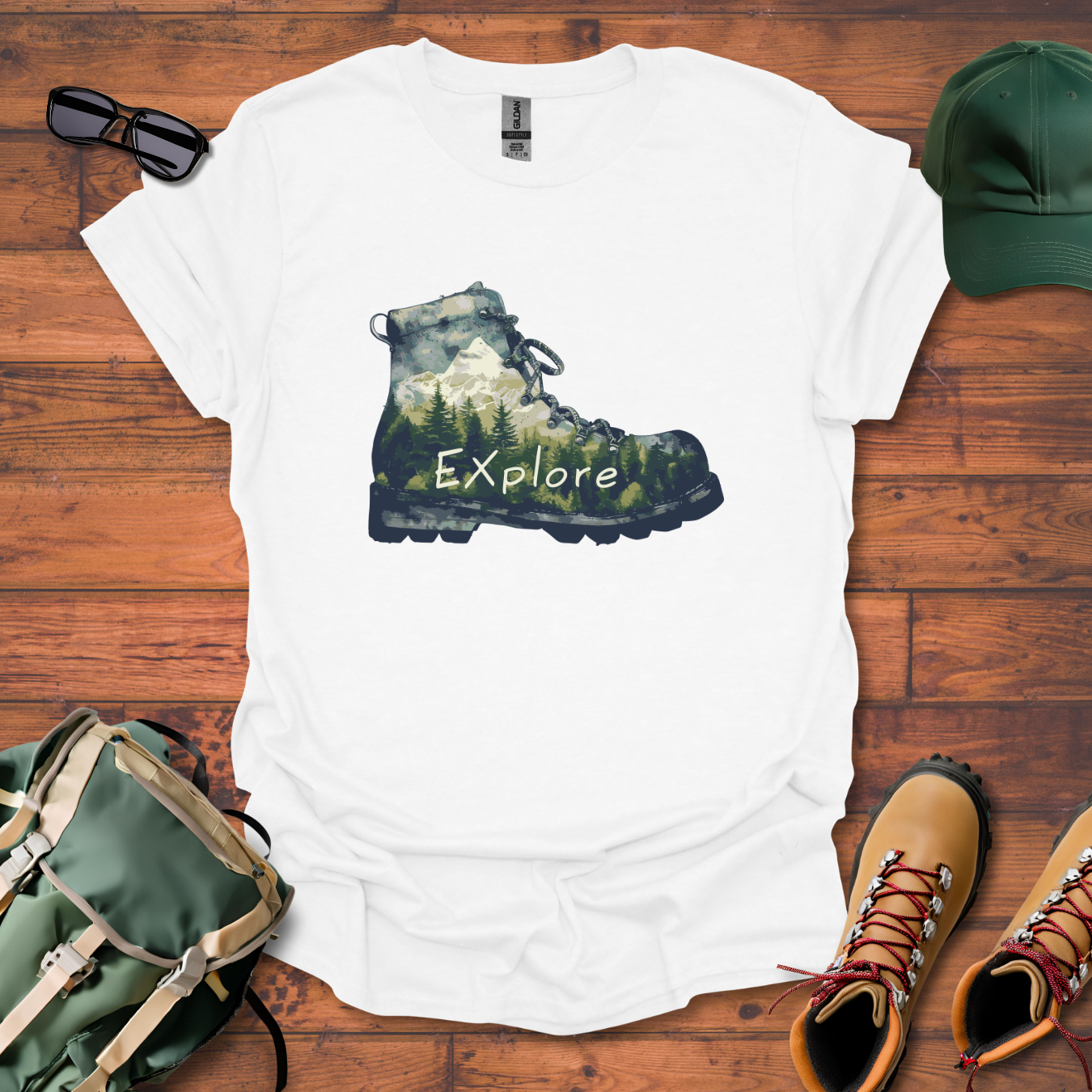Boot Explore Tee - Unisex Softstyle T-Shirt