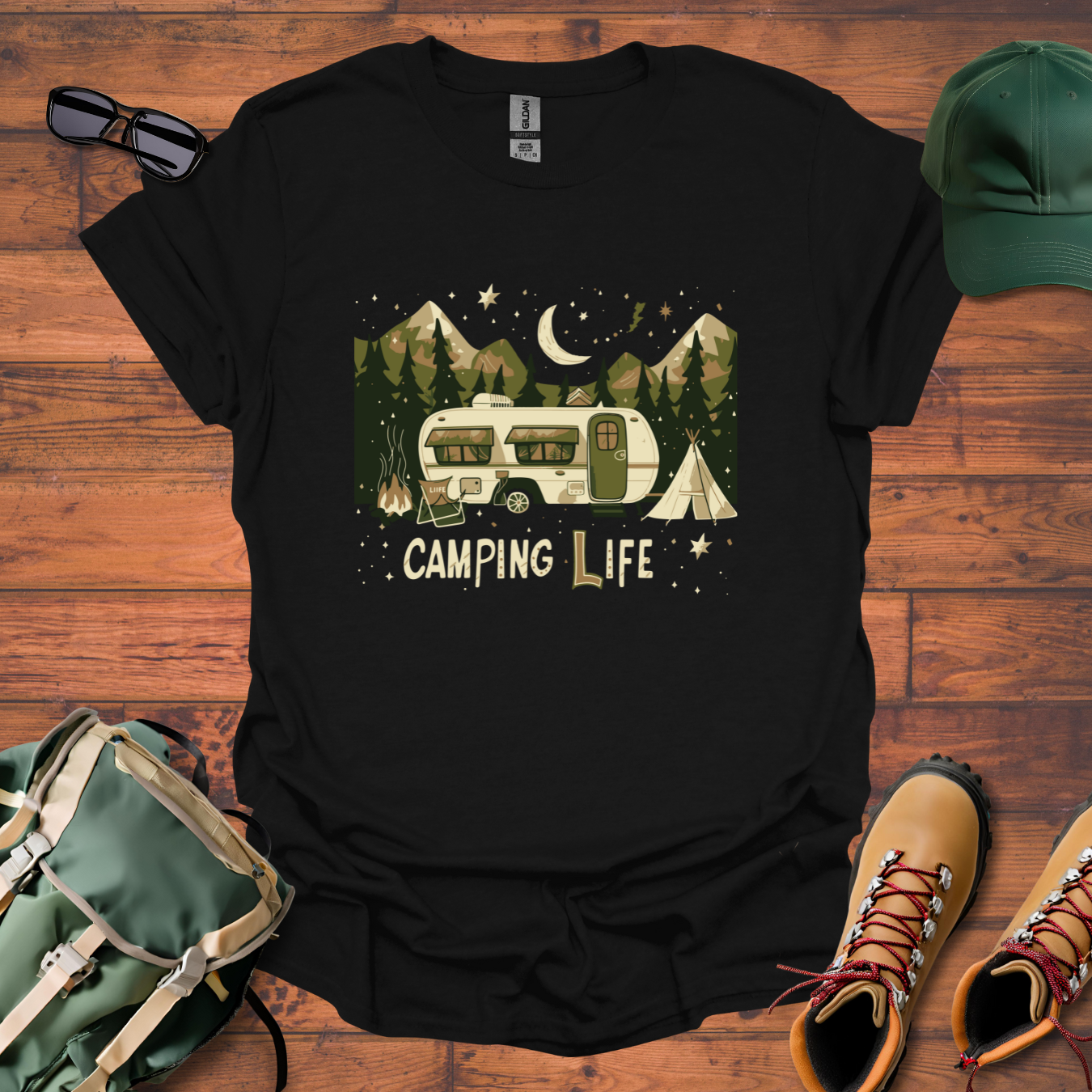 Camping Life 2 Tee - Unisex Softstyle T-Shirt