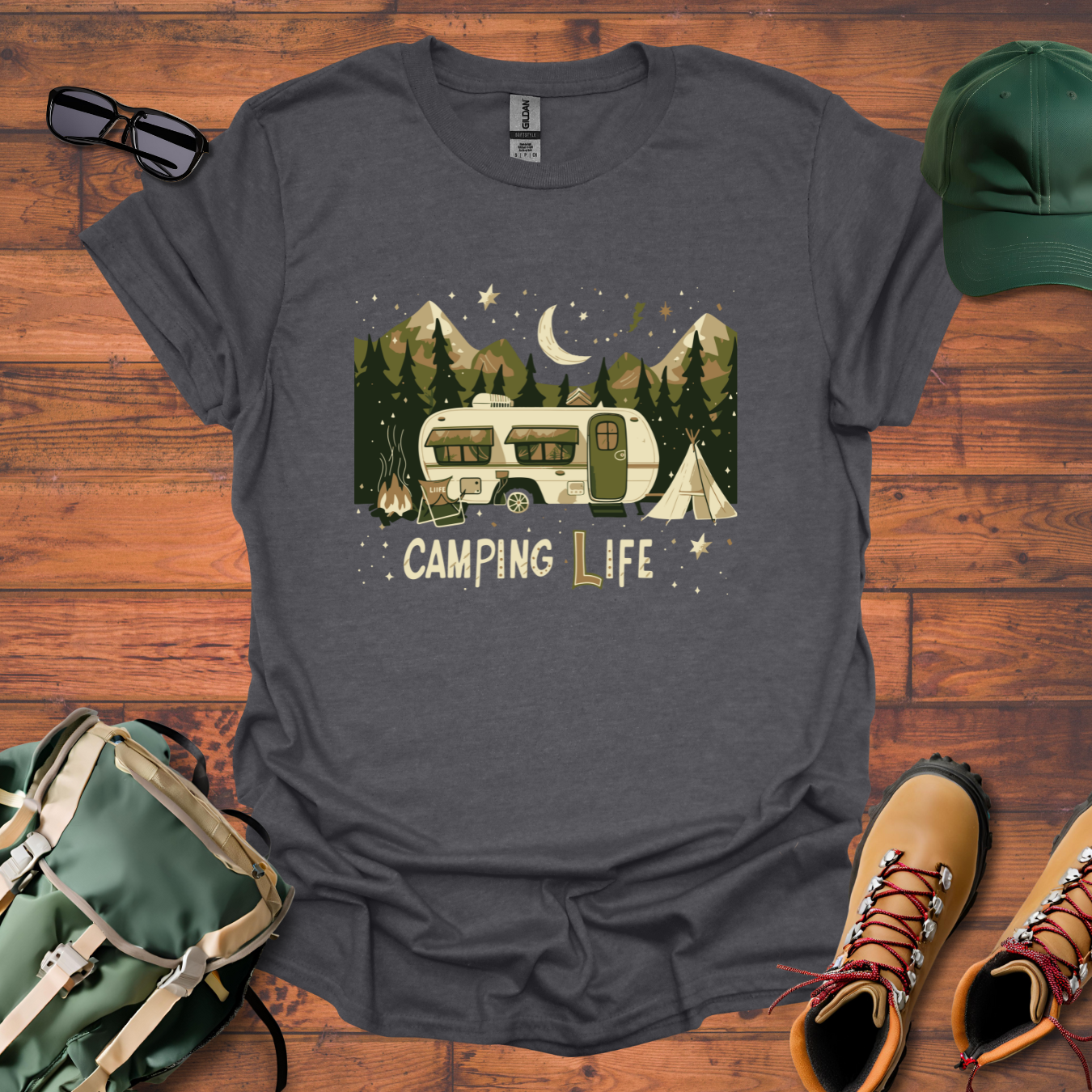 Camping Life 2 Tee - Unisex Softstyle T-Shirt