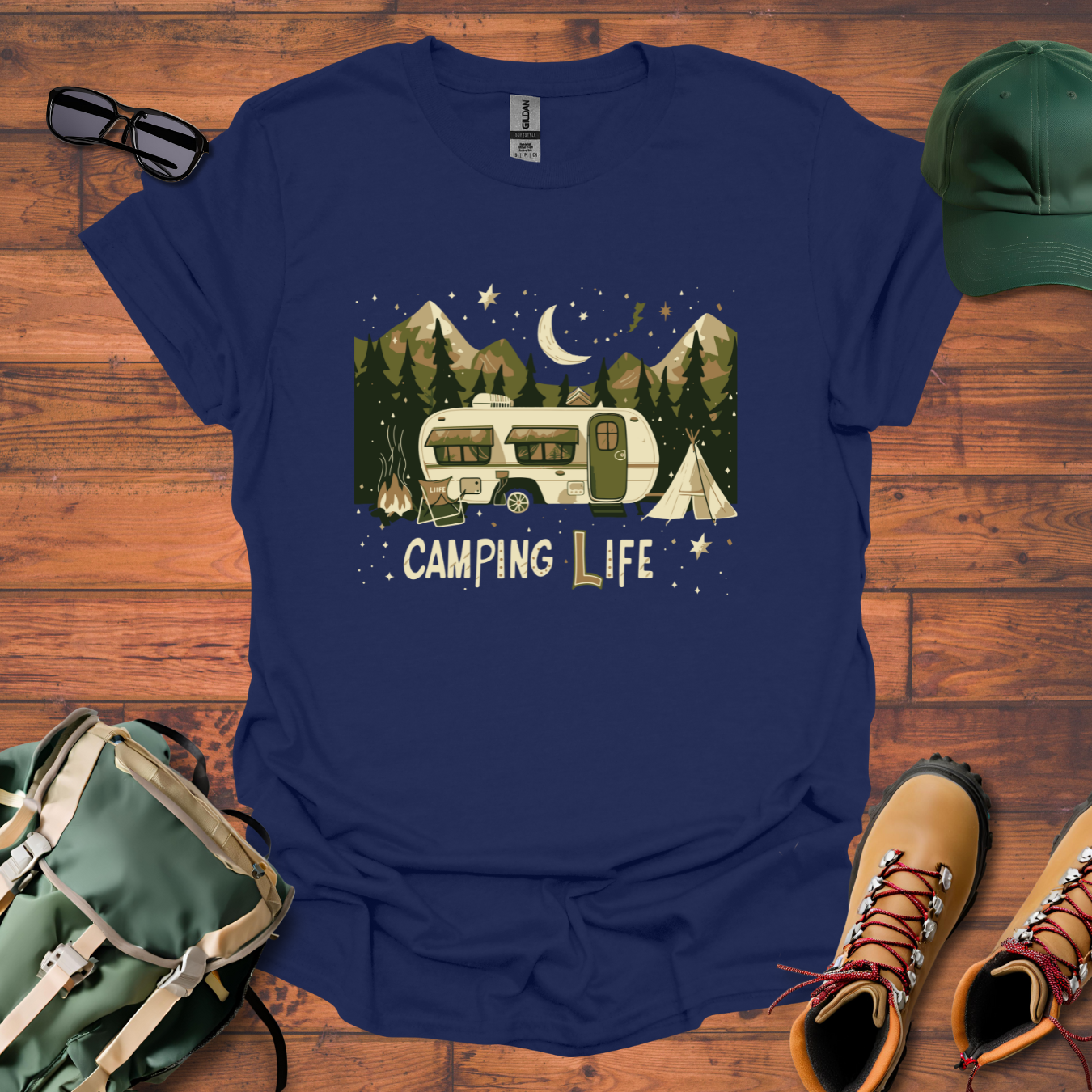 Camping Life 2 Tee - Unisex Softstyle T-Shirt