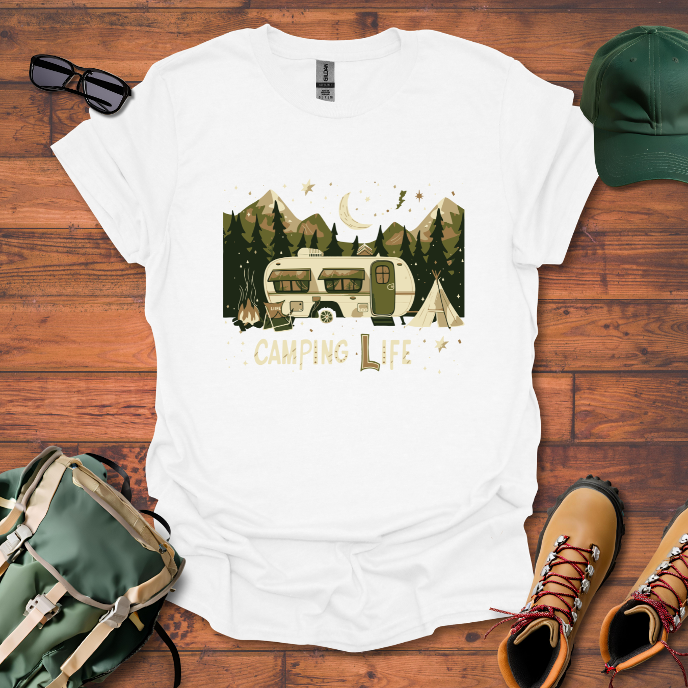 Camping Life 2 Tee - Unisex Softstyle T-Shirt