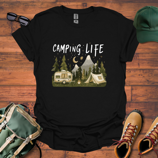 Camping Life 5 Tee - Unisex Softstyle T-Shirt