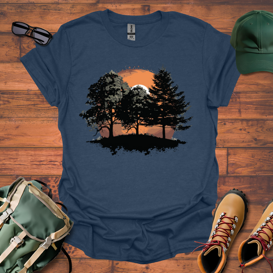 Three Trees Sun 2 Tee - Unisex Softstyle T-Shirt
