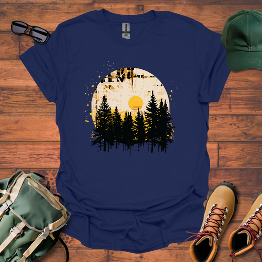 Sun Trees Golden Tee - Unisex Softstyle T-Shirt