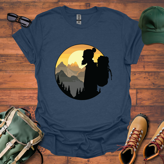 Hiker Man Beard Tee - Unisex Softstyle T-Shirt