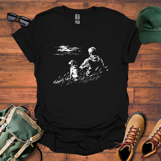 Man Dog Hillside Tee - Unisex Softstyle T-Shirt