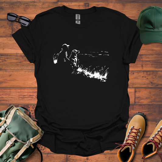 Man Dog Hillside 2 Tee - Unisex Softstyle T-Shirt