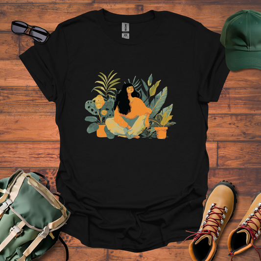 Woman Plants 2 Tee - Unisex Softstyle T-Shirt