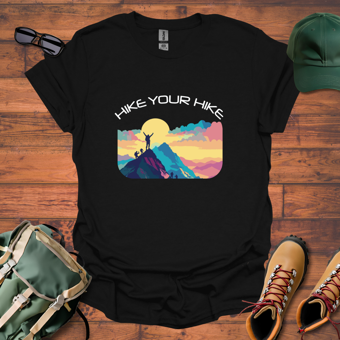 Hike Your Hike Colors Tee - Unisex Softstyle T-Shirt