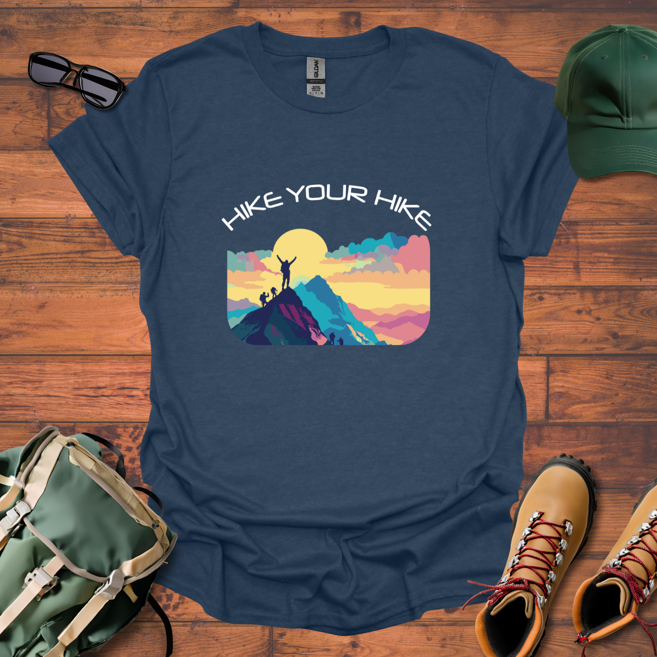Hike Your Hike Colors Tee - Unisex Softstyle T-Shirt