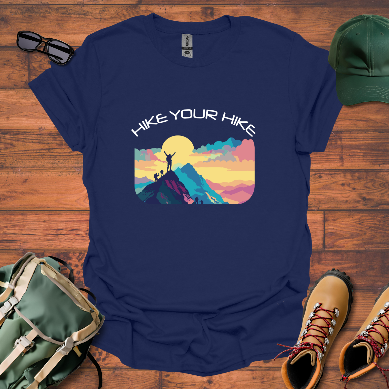 Hike Your Hike Colors Tee - Unisex Softstyle T-Shirt