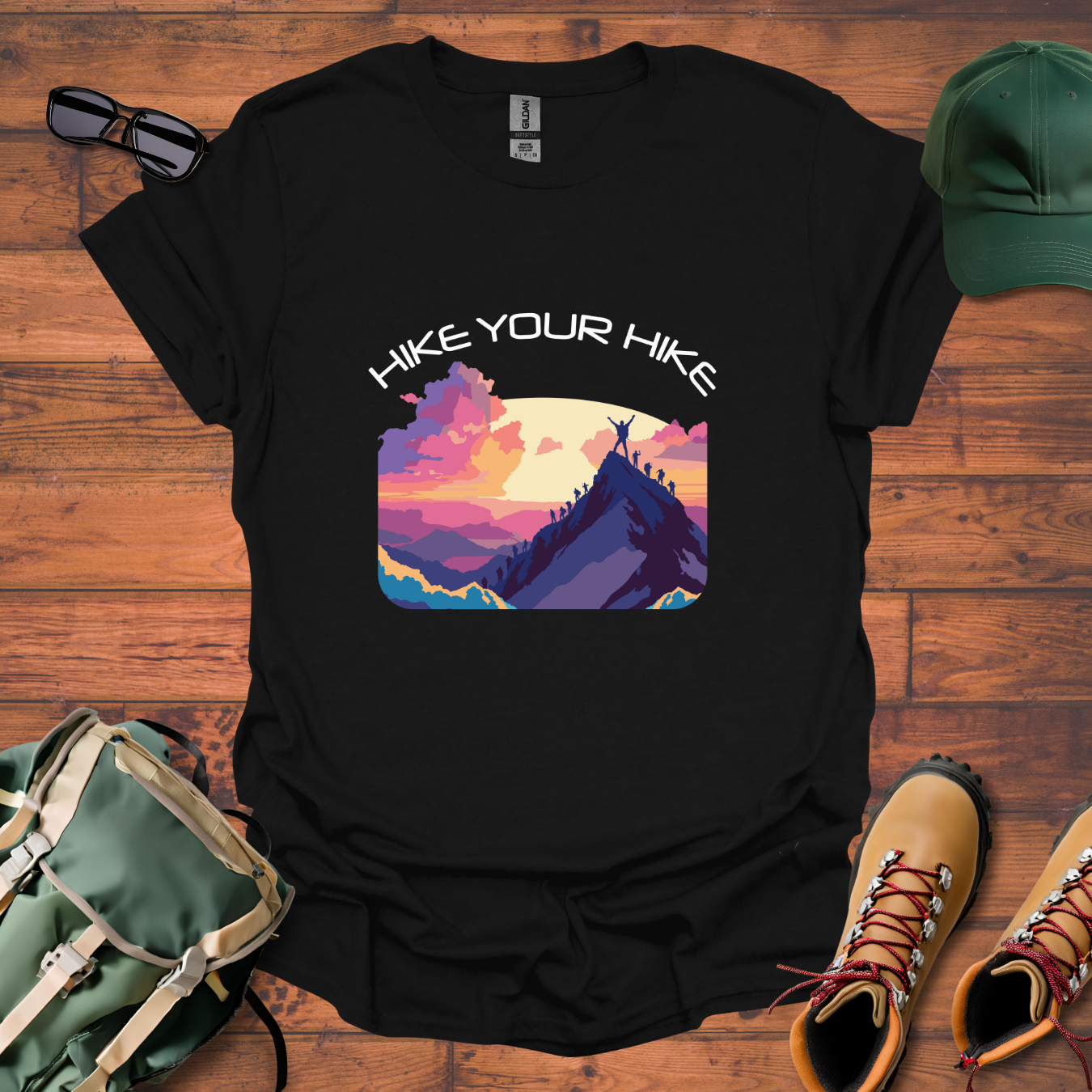 Hike Your Hike Colors 2 Tee - Unisex Softstyle T-Shirt