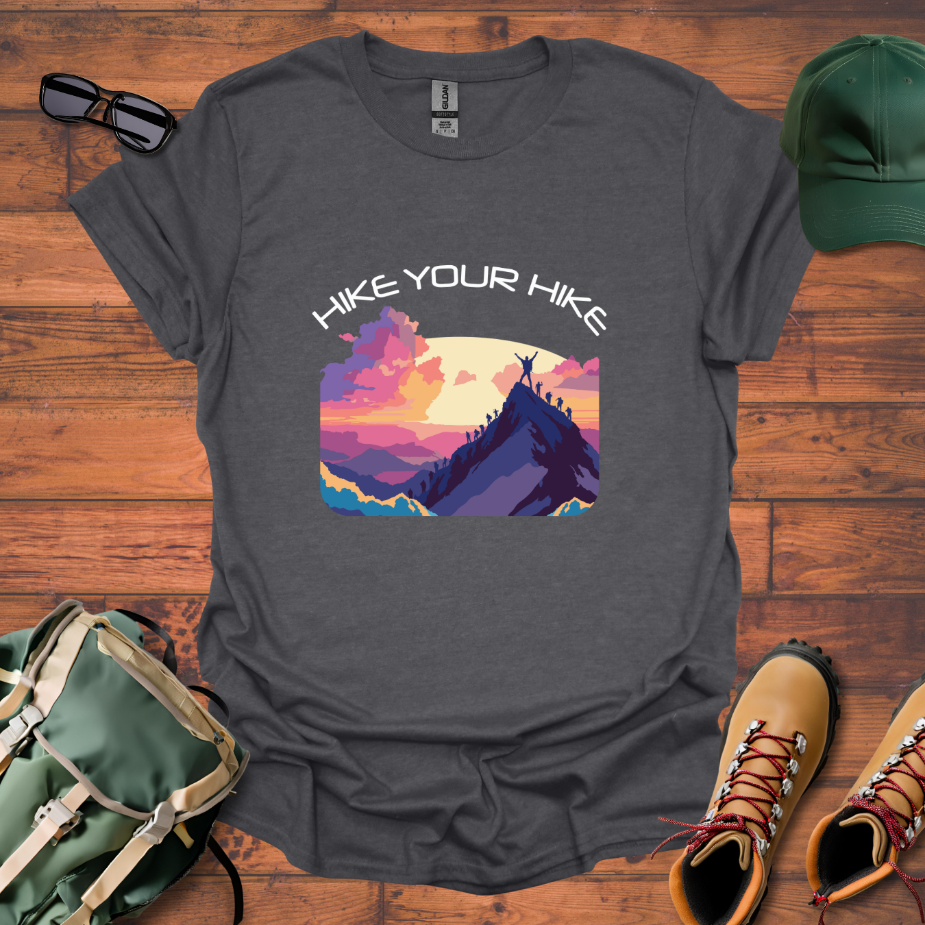 Hike Your Hike Colors 2 Tee - Unisex Softstyle T-Shirt