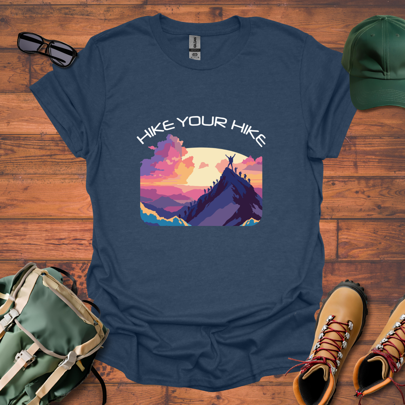 Hike Your Hike Colors 2 Tee - Unisex Softstyle T-Shirt