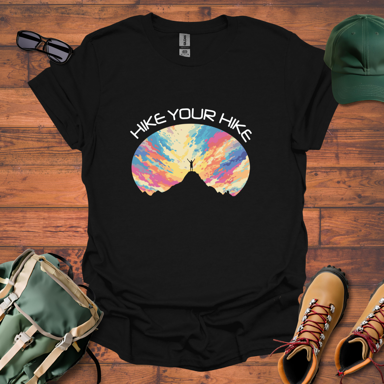 Hike Your Hike Colors 3 Tee - Unisex Softstyle T-Shirt