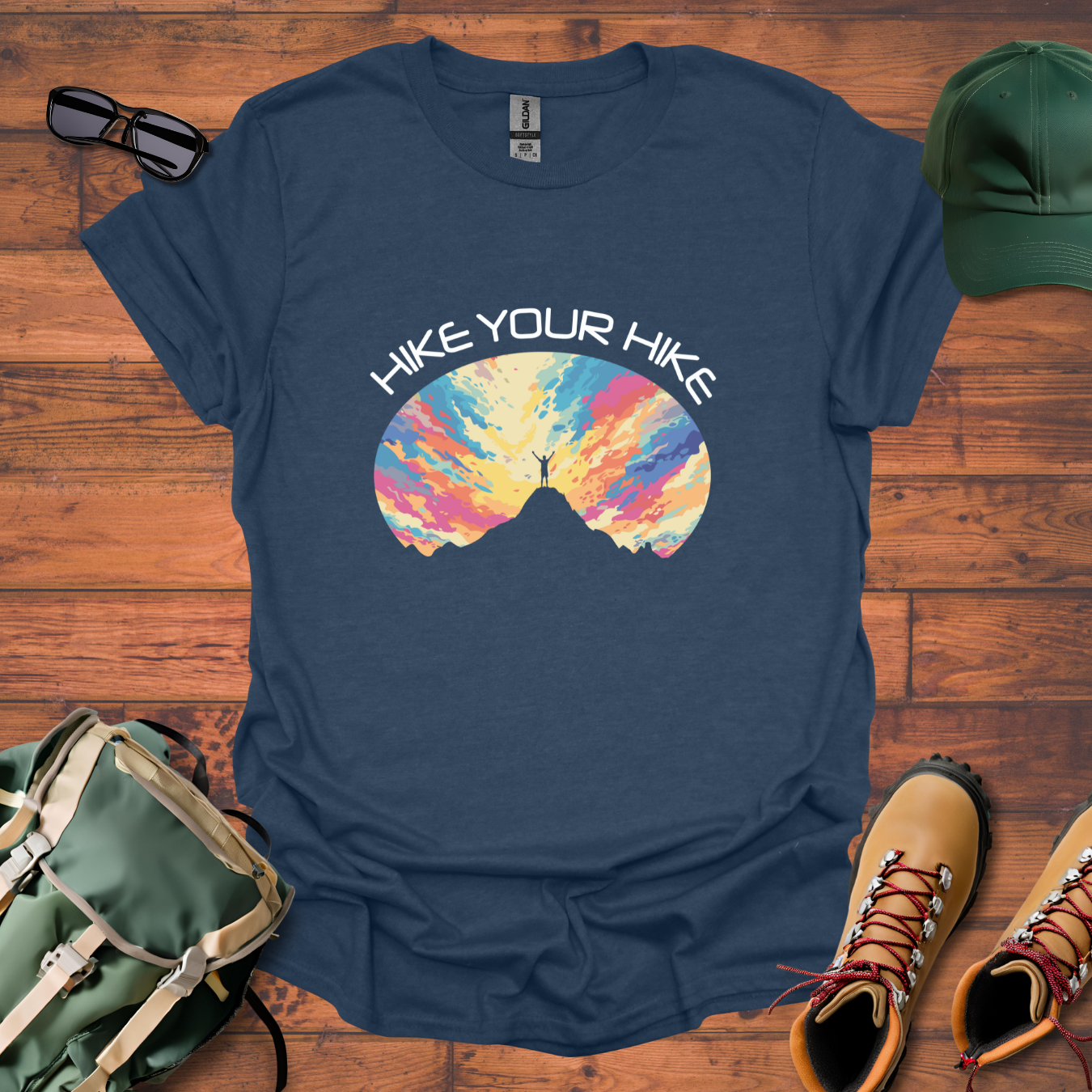 Hike Your Hike Colors 3 Tee - Unisex Softstyle T-Shirt