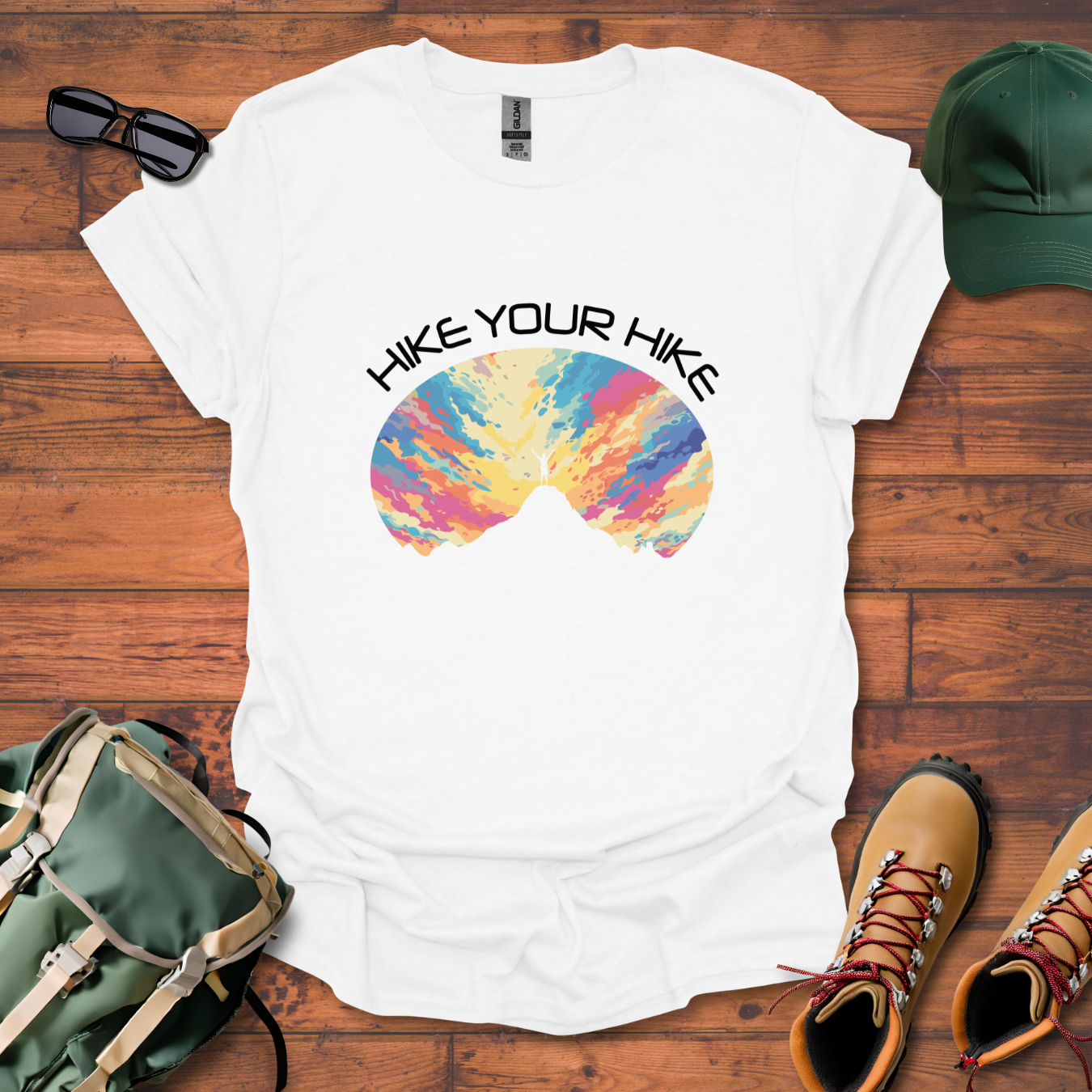 Hike Your Hike Colors 3 Tee - Unisex Softstyle T-Shirt