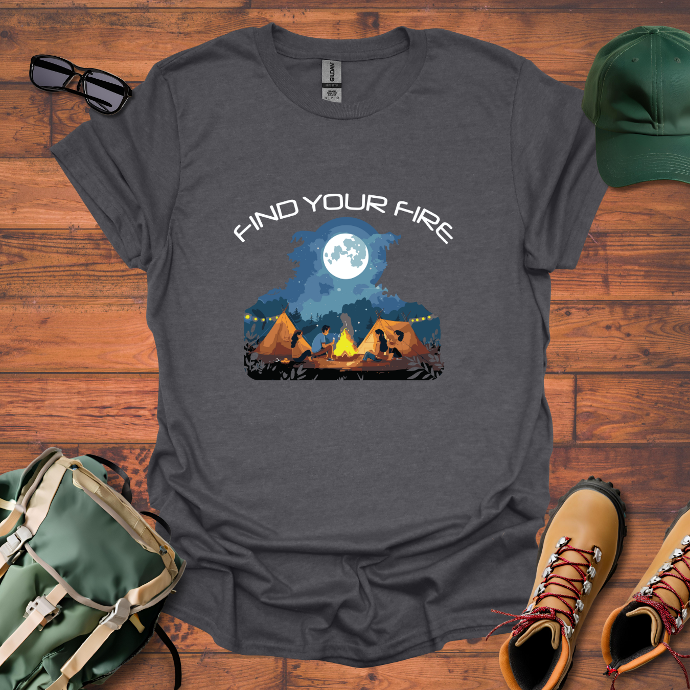 Find Your Fire Tee - Unisex Softstyle T-Shirt