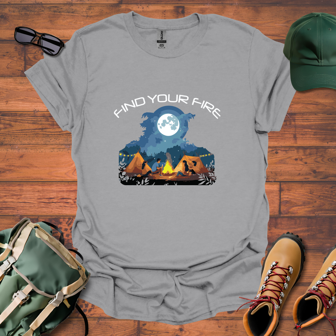 Find Your Fire Tee - Unisex Softstyle T-Shirt
