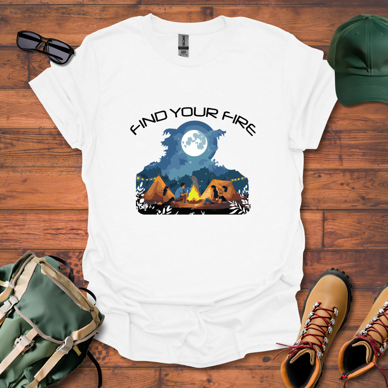 Find Your Fire Tee - Unisex Softstyle T-Shirt