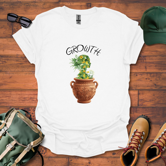 Woman Plant Vase 3 Tee - Unisex Softstyle T-Shirt