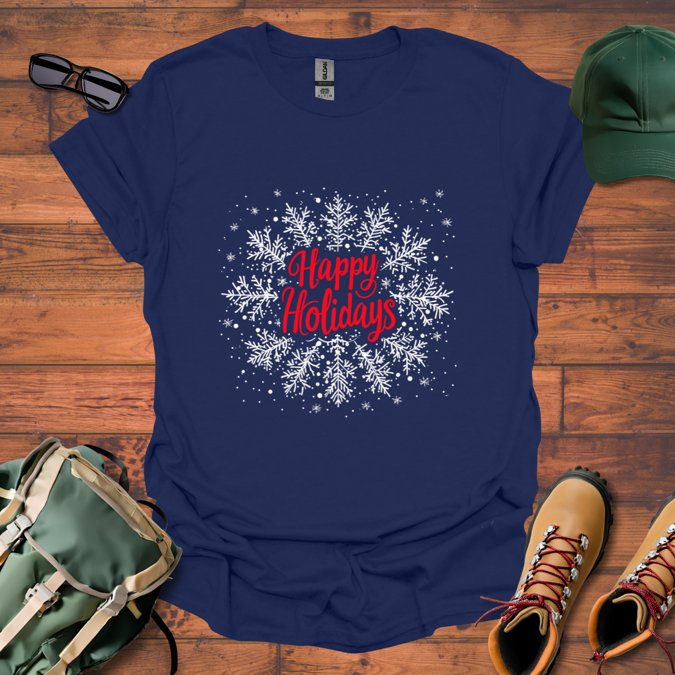 Happy Holidays Tee - Unisex Softstyle T-Shirt
