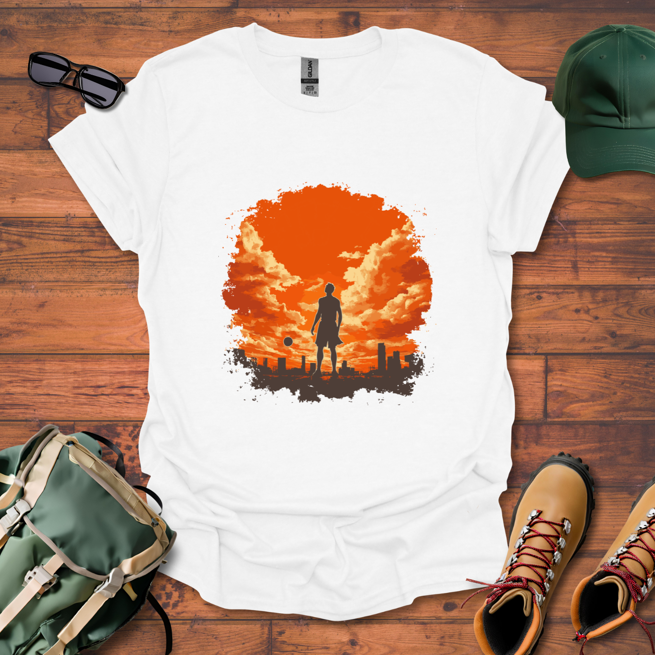 Basketball City Tee - Unisex Softstyle T-Shirt